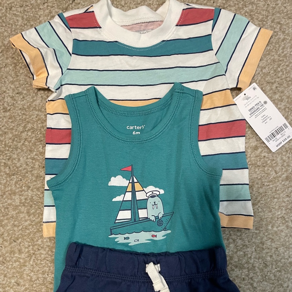 Carters 3 piece set baby